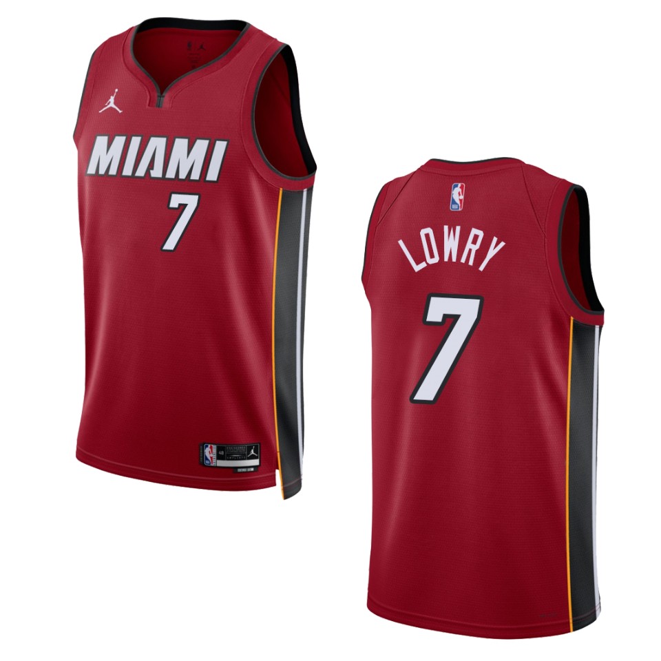 Miami Heat Kyle Lowry 2022-23 Statement Edition Red Swingman Jersey