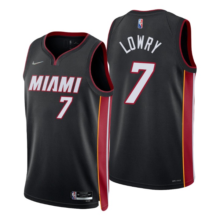 Miami Heat Kyle Lowry 75th Anniversary Diamond Jersey Icon