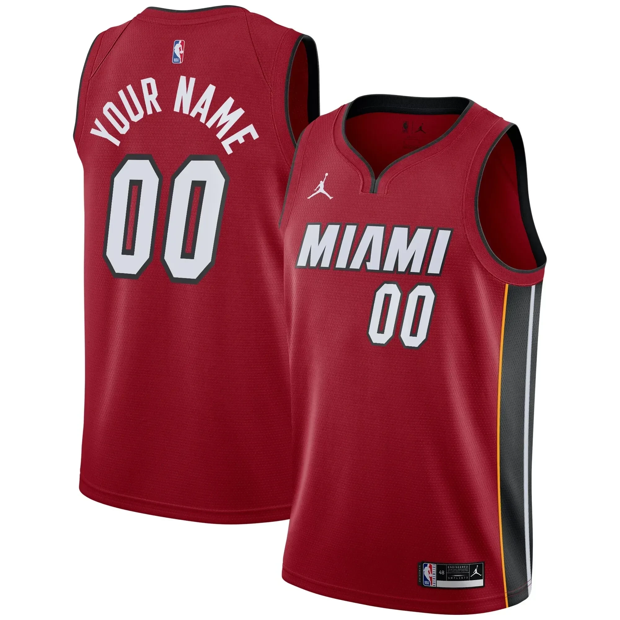 Miami Heat Swingman Custom Jersey - Statement Edition - Red - JS319 