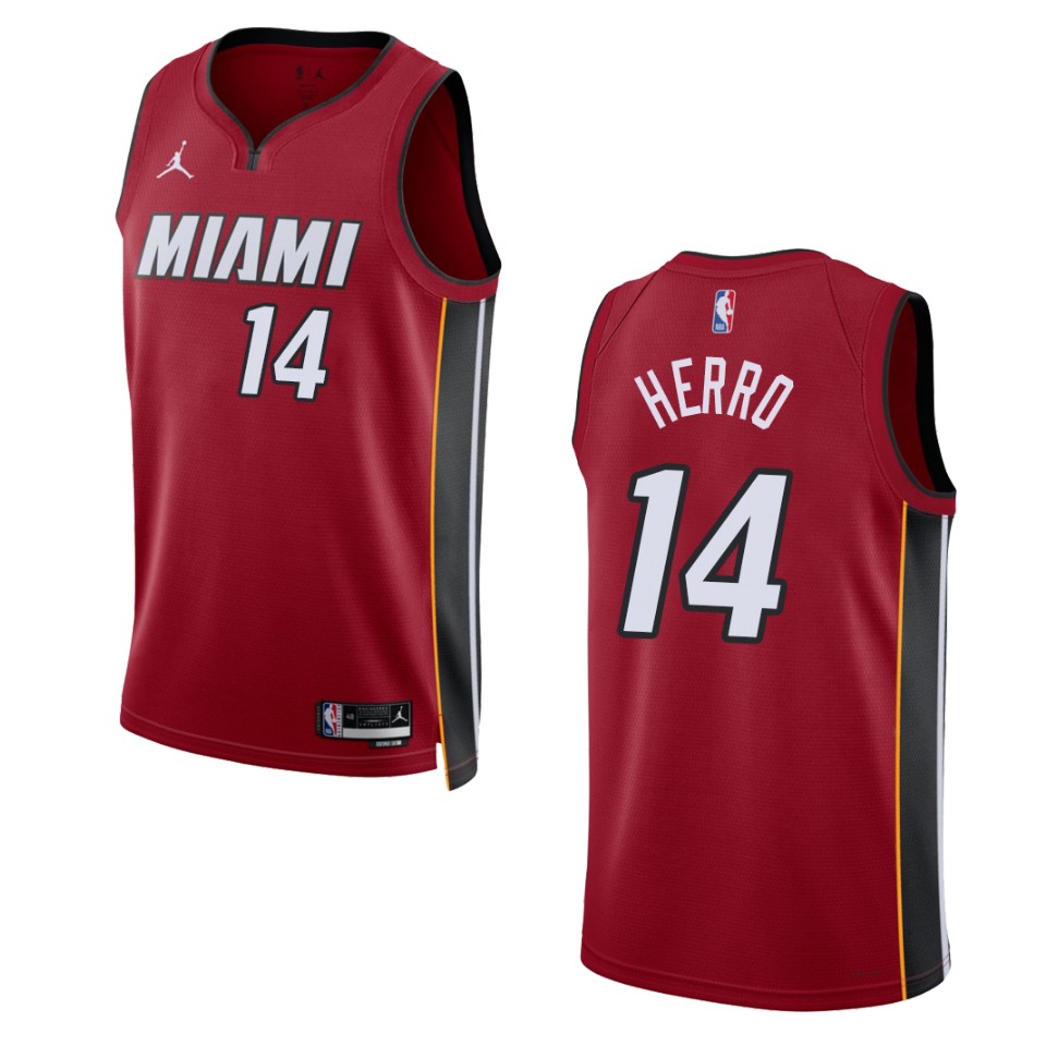 Miami Heat Tyler Herro 2022-23 Statement Edition Red Swingman Jersey
