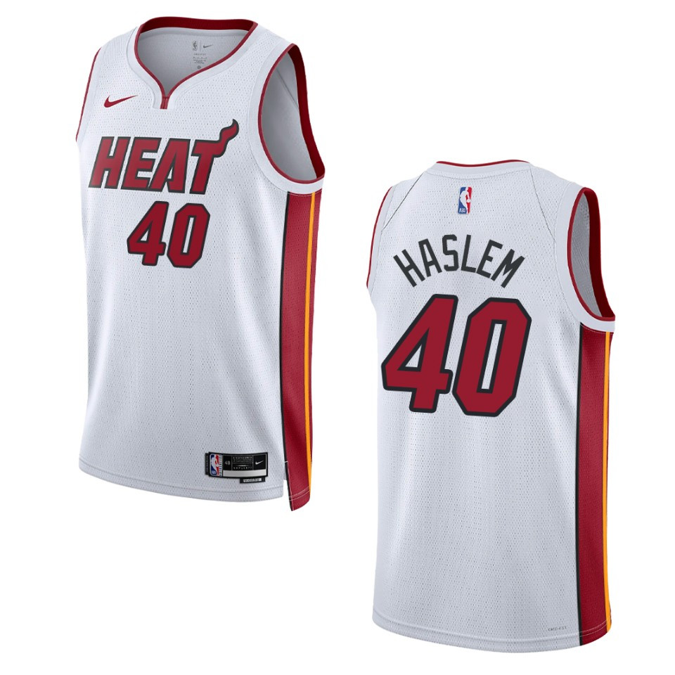Miami Heat Udonis Haslem 2022-23 Association Edition White Swingman Jersey