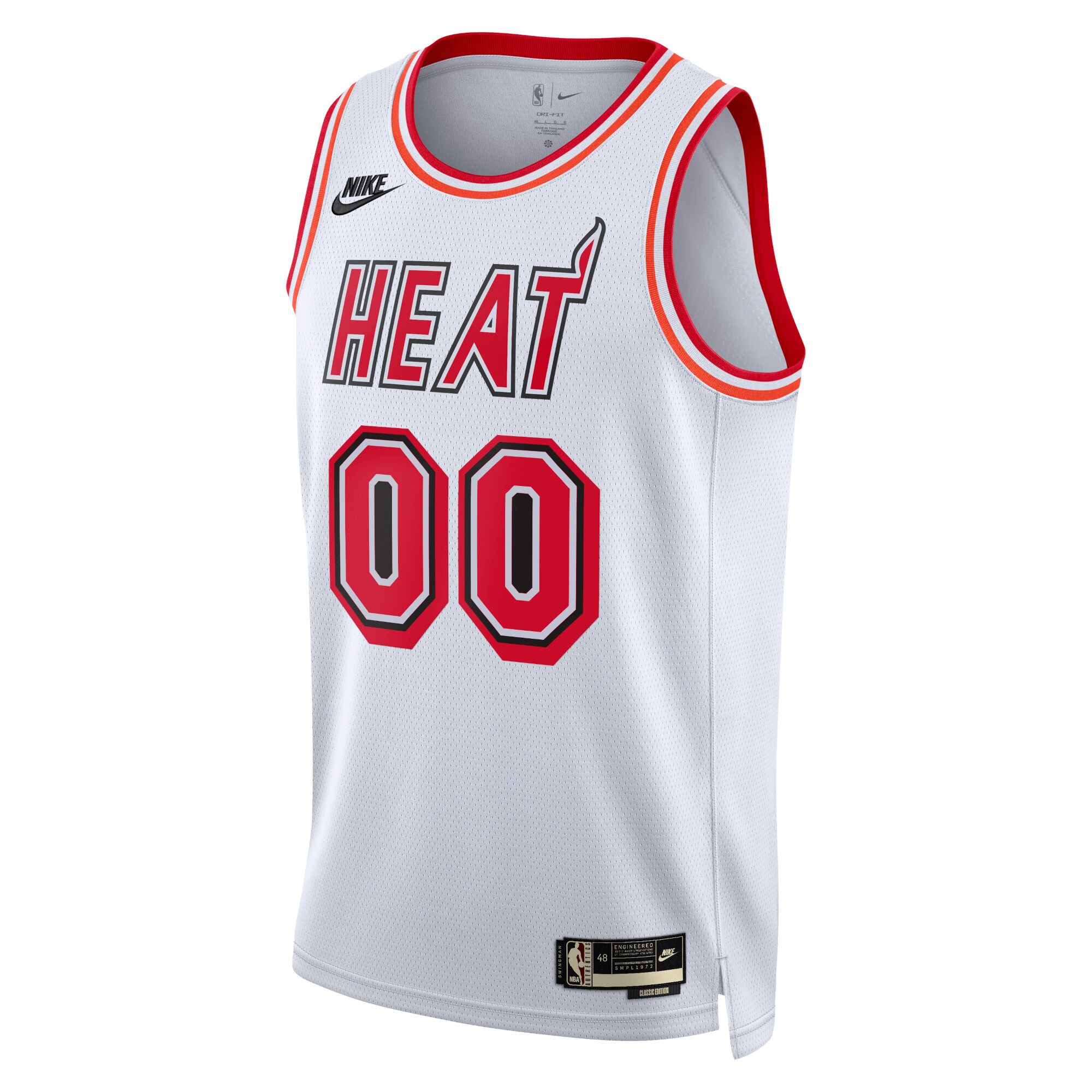 Alternative view of Miami Heat Unisex 2022/23 Custom Swingman Jersey - Classic Edition - White