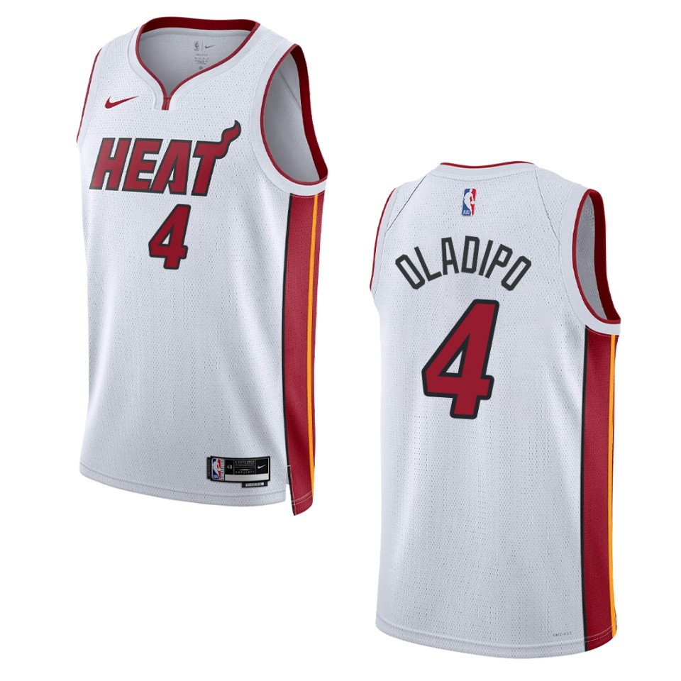 Miami Heat Victor Oladipo 2022-23 Association Edition White Swingman Jersey