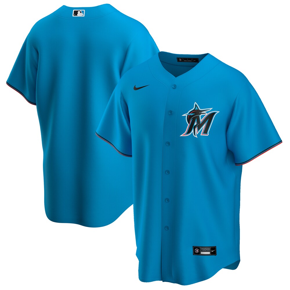 Miami Marlins Alternate 2020 Official Team Jersey - Blue
