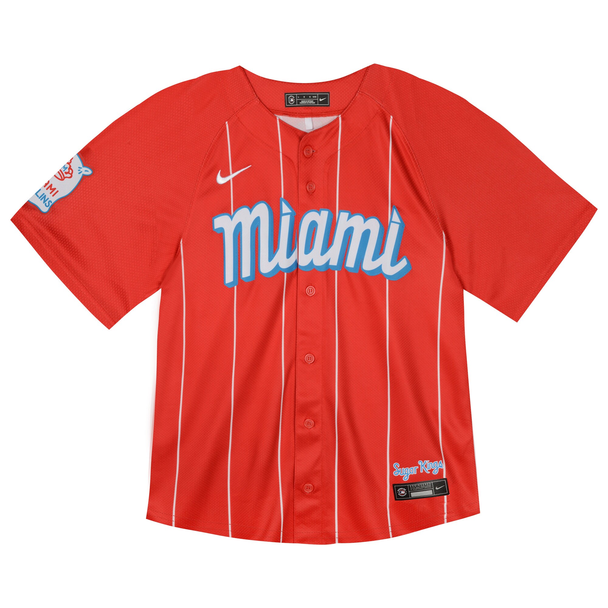 Alternative view of Miami Marlins Toddler City Connect Limited Jersey - Red