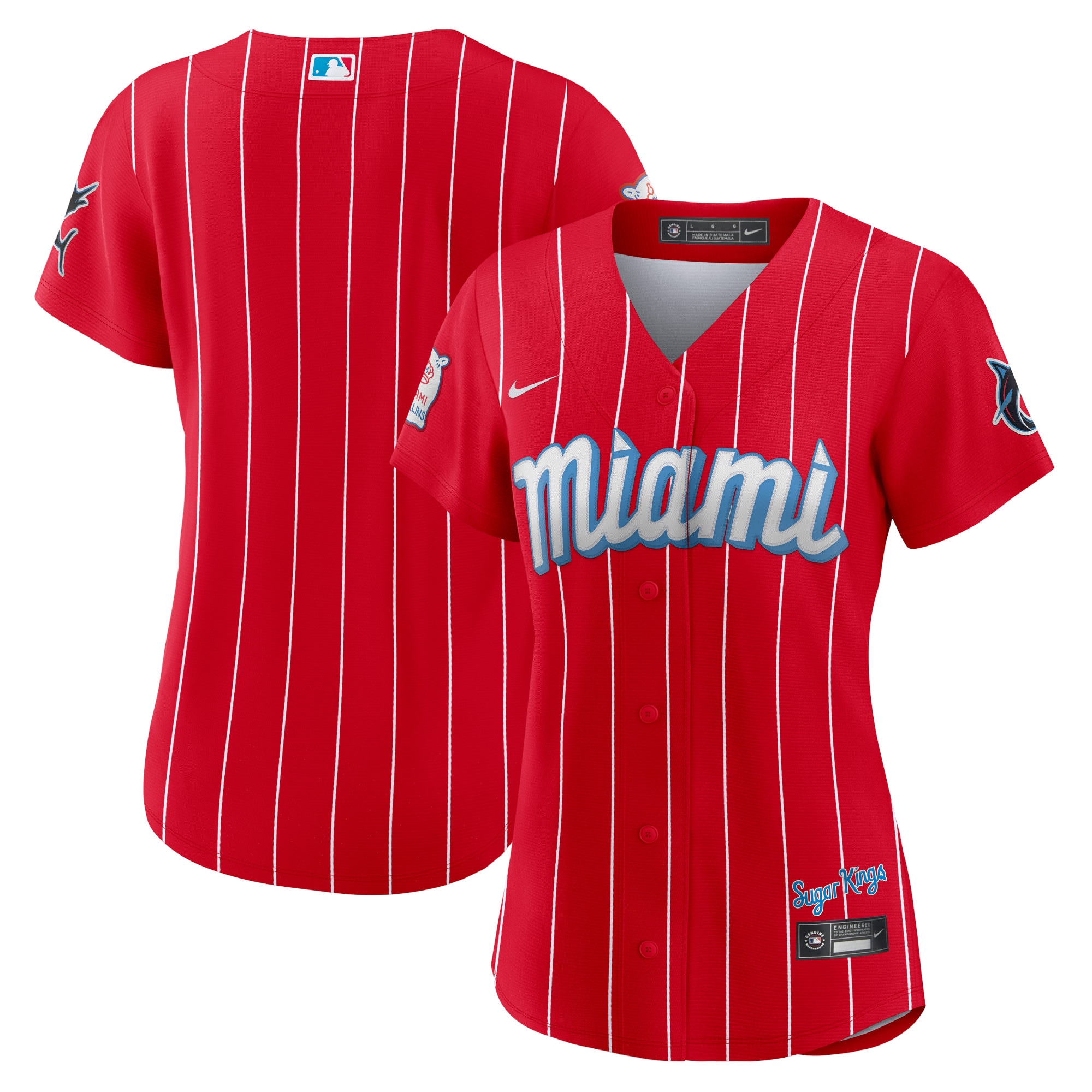 Miami Marlins Women’s City Connect Replica Jersey – Red