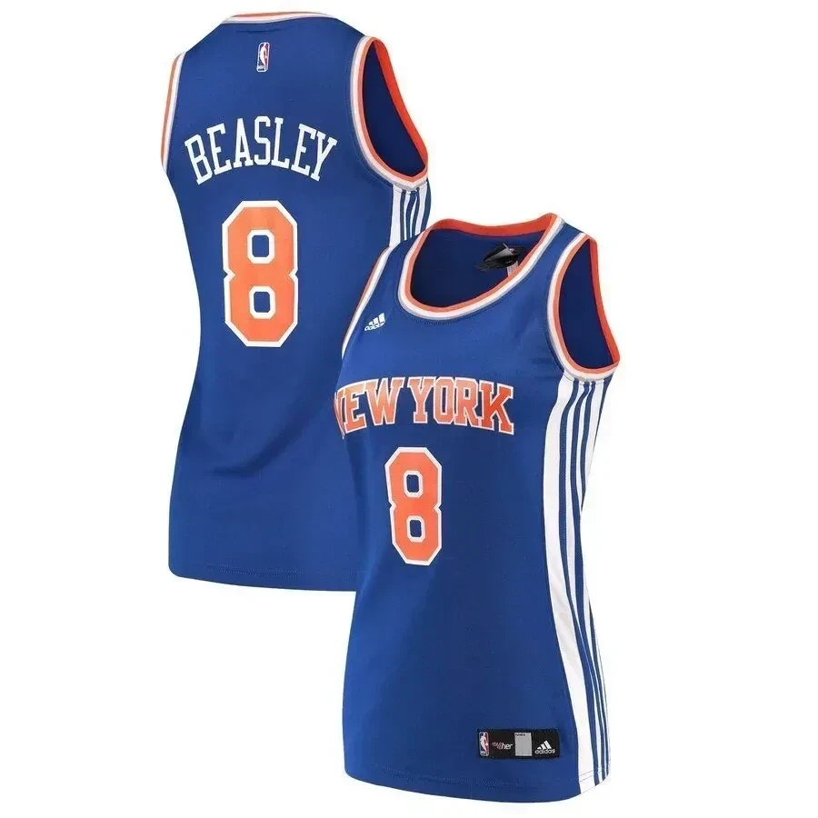 Michael Beasley New York Knicks Women's Jersey - Blue - JS420 