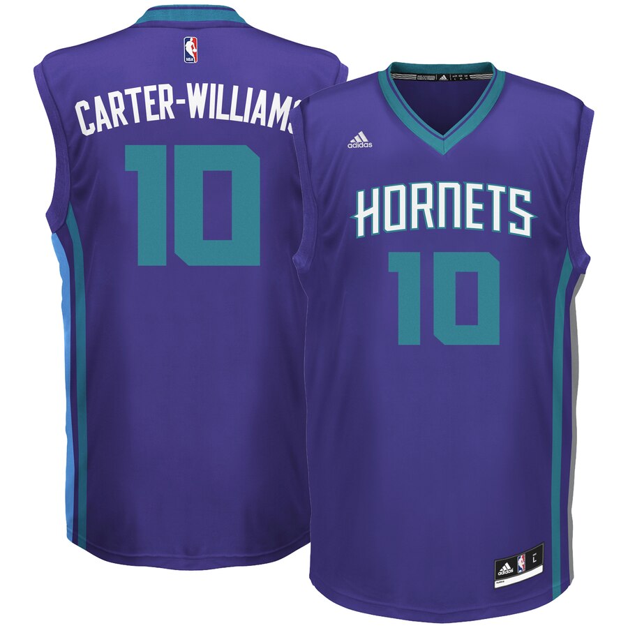 Michael Carter-williams Charlotte Hornets Adidas Nba Replica Jersey - Purple