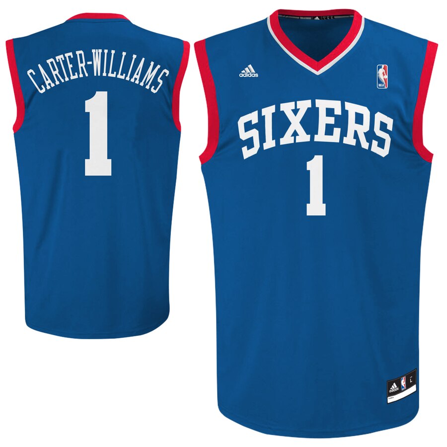 Michael Carter-williams Philadelphia 76ers Adidas Youth Replica Alternate Jersey - Royal Blue