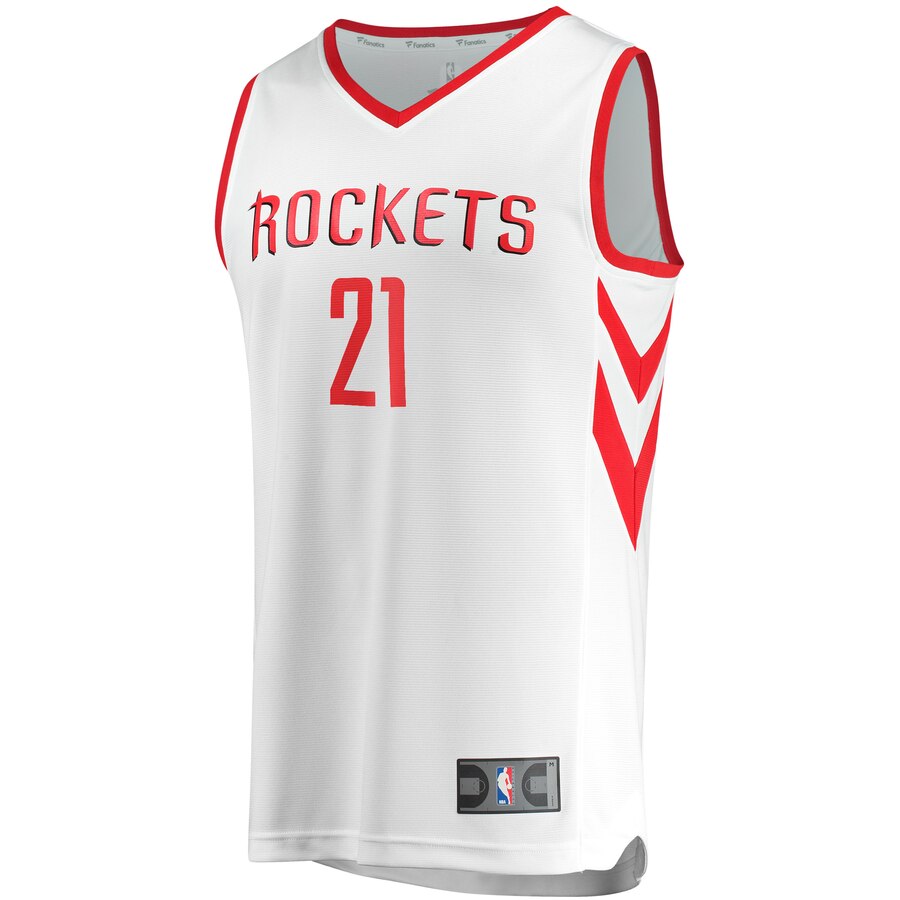 Alternative view of Michael Frazier Houston Rockets Fanatics Branded Youth Fast Break Replica Player Jersey - Association Edition - White