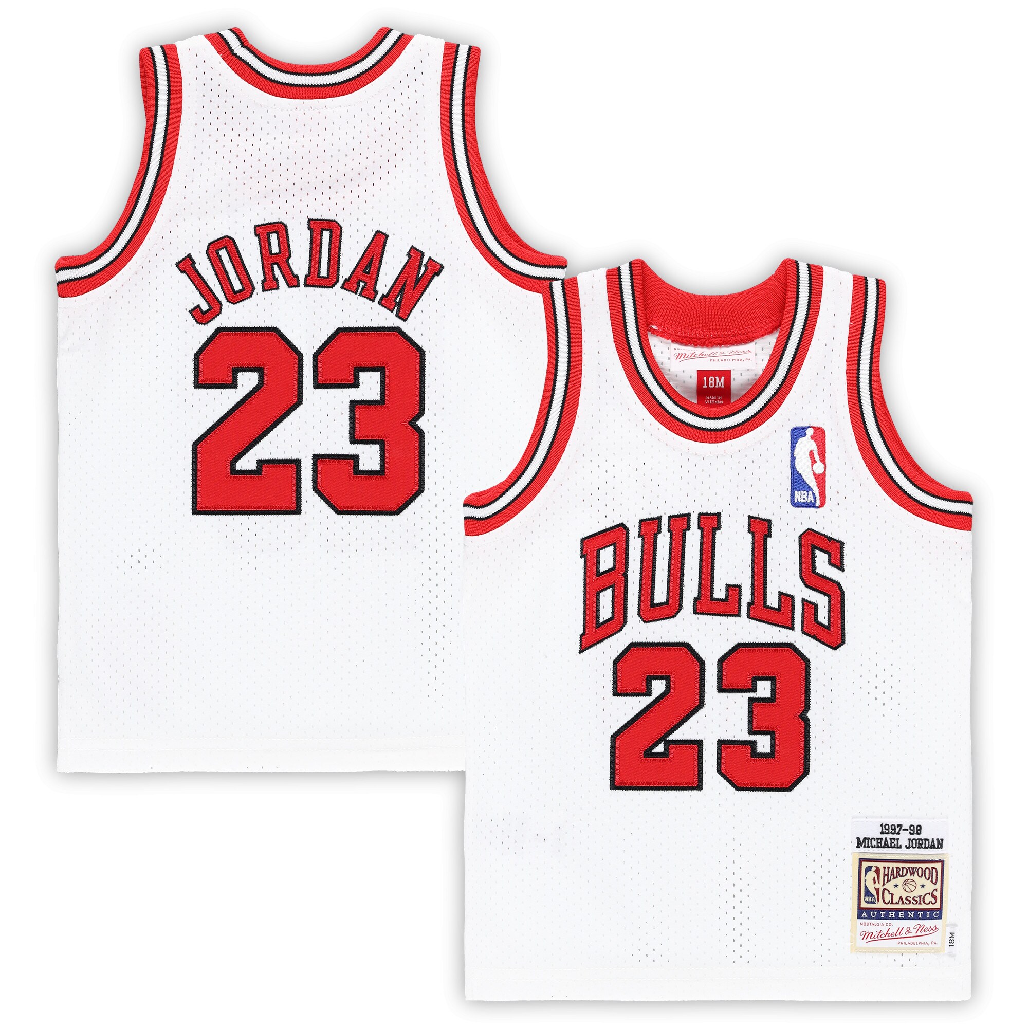 Michael Jordan Chicago Bulls Mitchell & Ness Infant 1997/98 Hardwood Classics Authentic Jersey - White