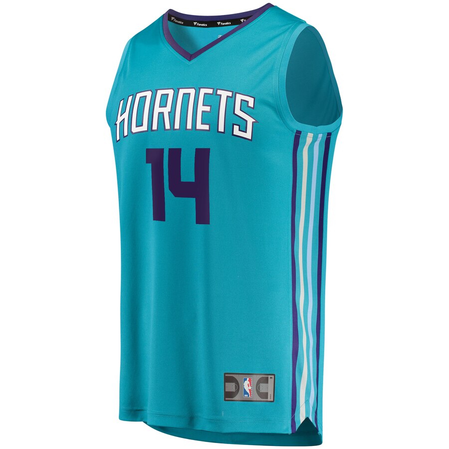 Alternative view of Michael Kidd-gilchrist Charlotte Hornets Fanatics Branded Youth Fast Break Replica Player Jersey - Icon Edition - Teal
