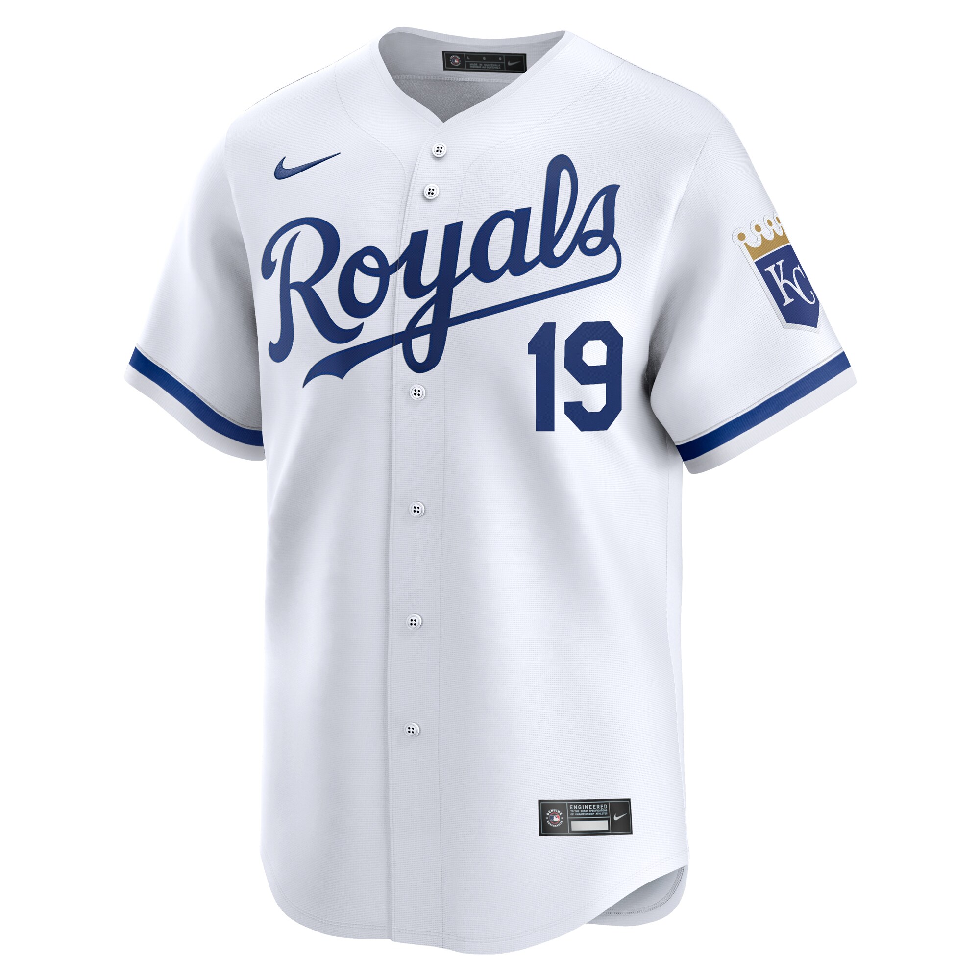 Alternative view of Michael Massey Kansas City Royals Home Limited Player Jersey - White