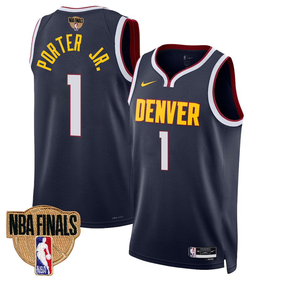 Michael Porter Jr. 1 Denver Nuggets Final Champions 2023 Swingman Jersey - Black - JS424 