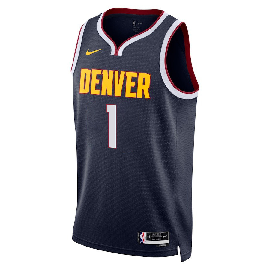 Alternative view of Michael Porter Jr. 1 Denver Nuggets Final Champions 2023 Swingman YOUTH Jersey - Black - JS928 