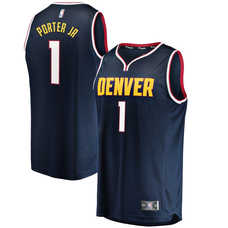 Michael Porter Jr. Denver Nuggets Fanatics Branded Youth Fast Break Replica Jersey Blue - Icon Edition