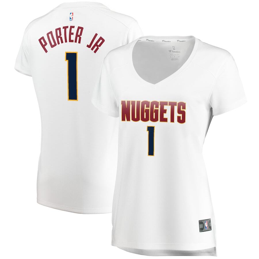 Michael Porter Jr. Denver Nuggets Women's Fast Break Player Jersey - Association Edition - White