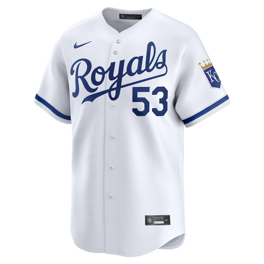 Alternative view of Michael Wacha 53 Kansas City Royals Home Limited Player Men Jersey - White 