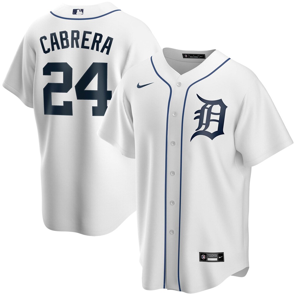 Miguel Cabrera Detroit Tigers Home 2020 Player Jersey - White Color