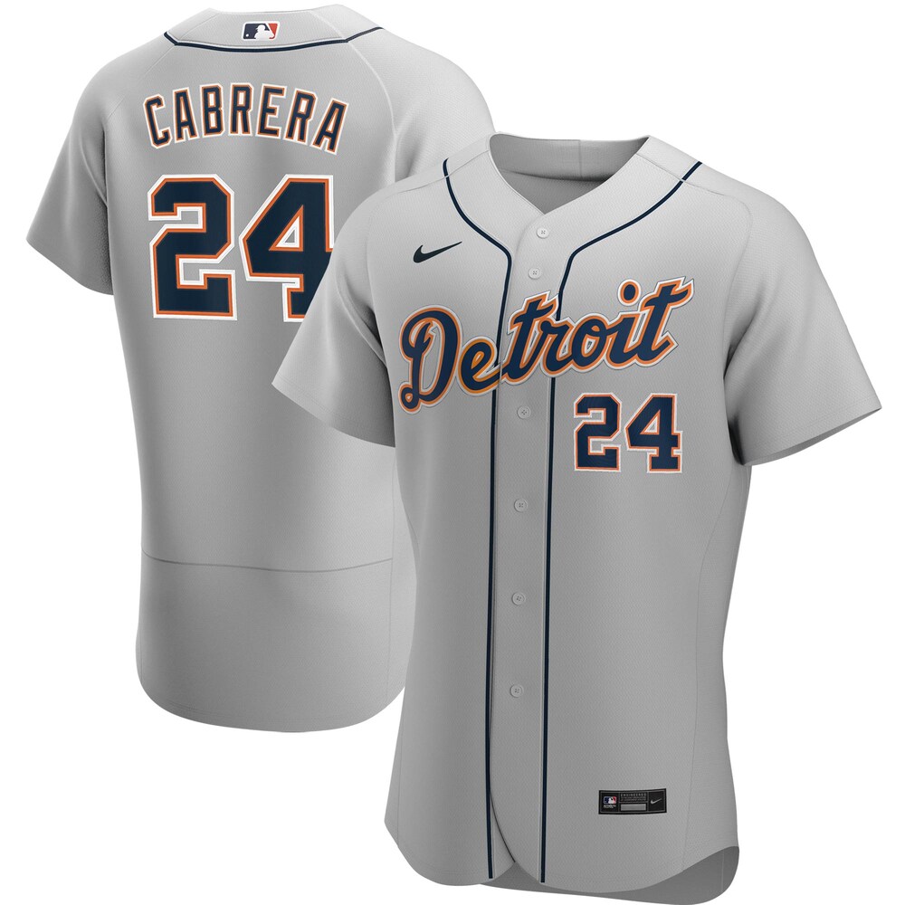 Miguel Cabrera Detroit Tigers Road 2020 Player Jersey - Gray