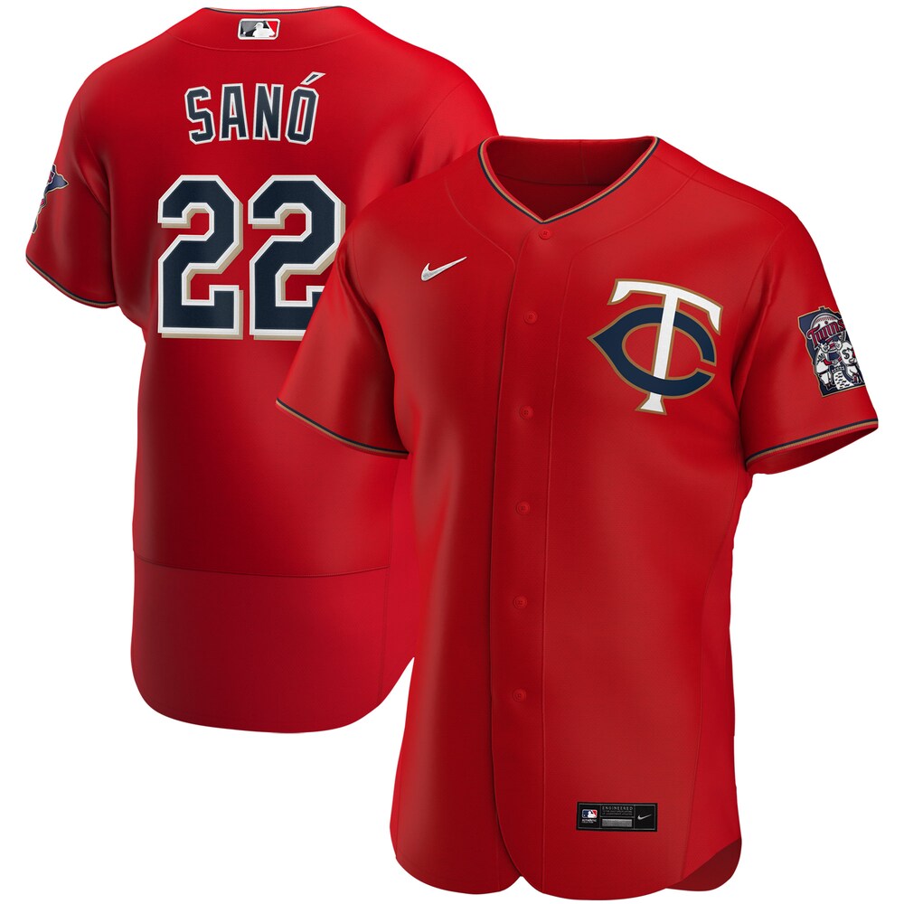 Miguel Sano Minnesota Twins Alternate 2020 Player Jersey - Red Color
