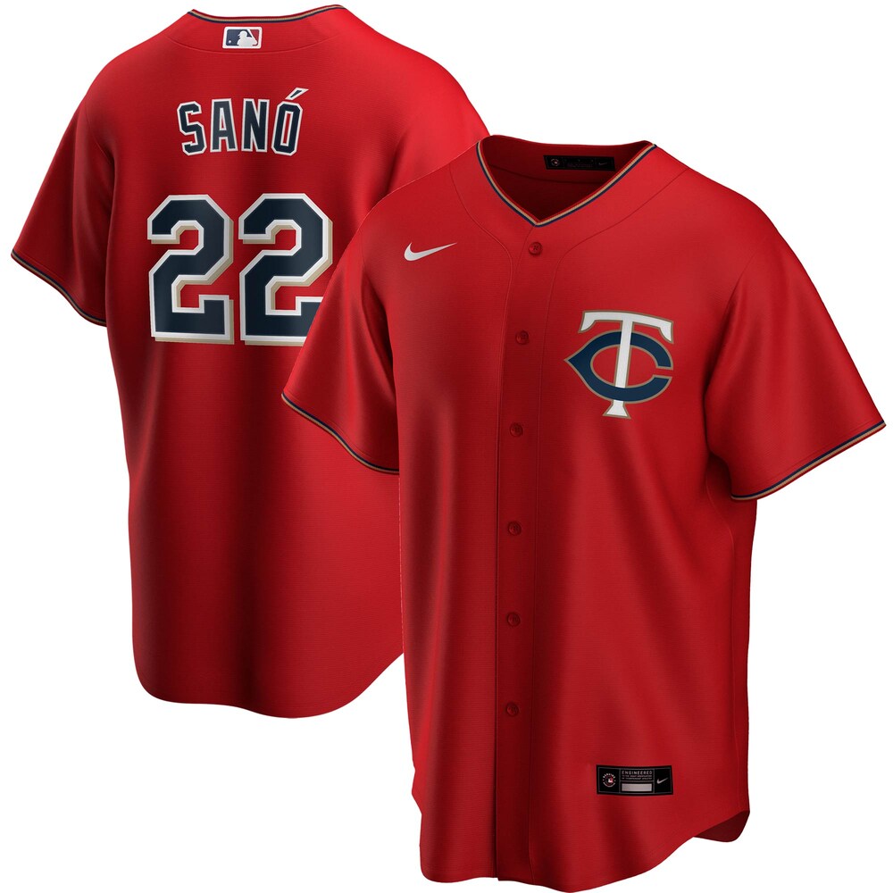 Miguel Sano Minnesota Twins Alternate 2020 Player Jersey - Red
