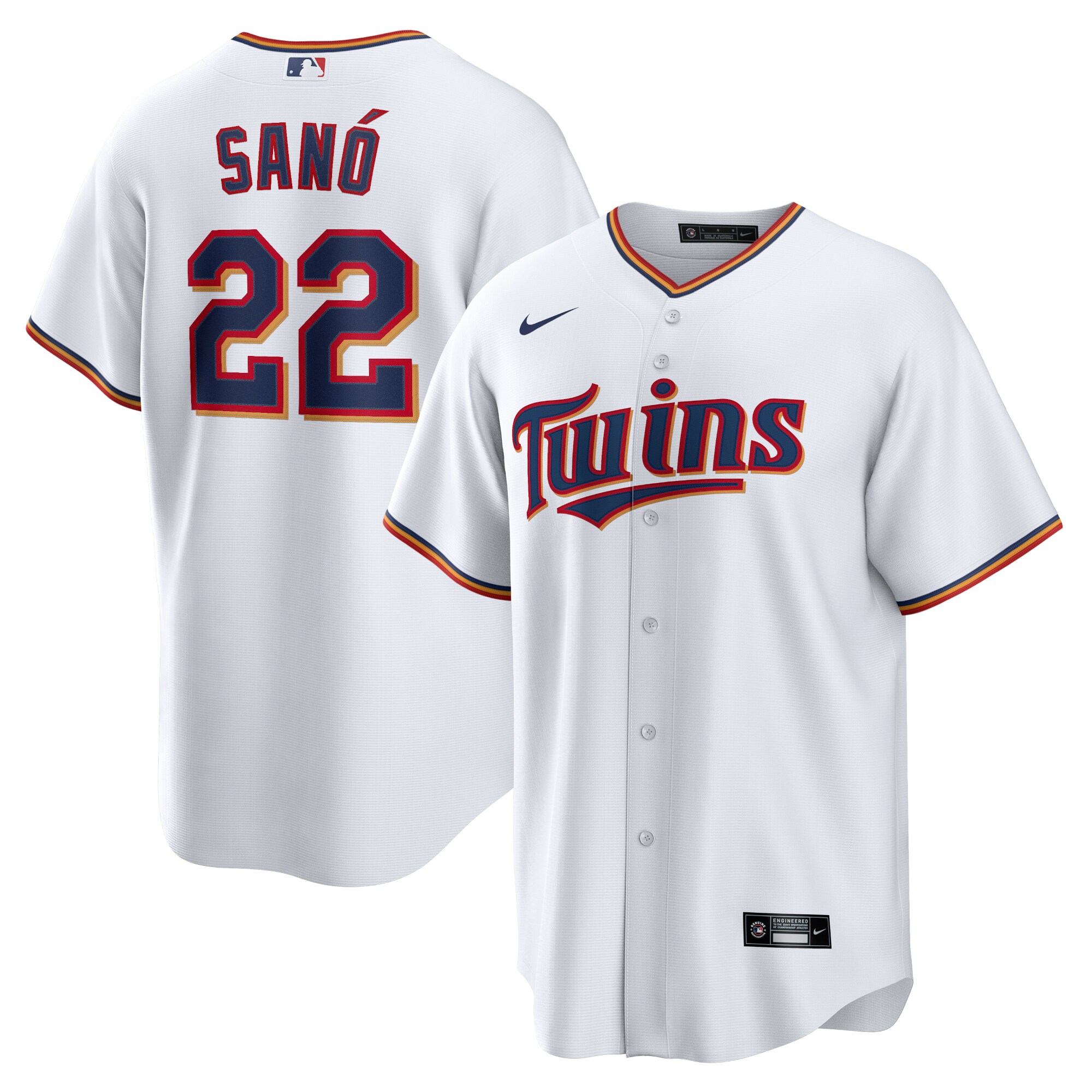 Miguel Sano Minnesota Twins Home Replica Player Name Jersey - White