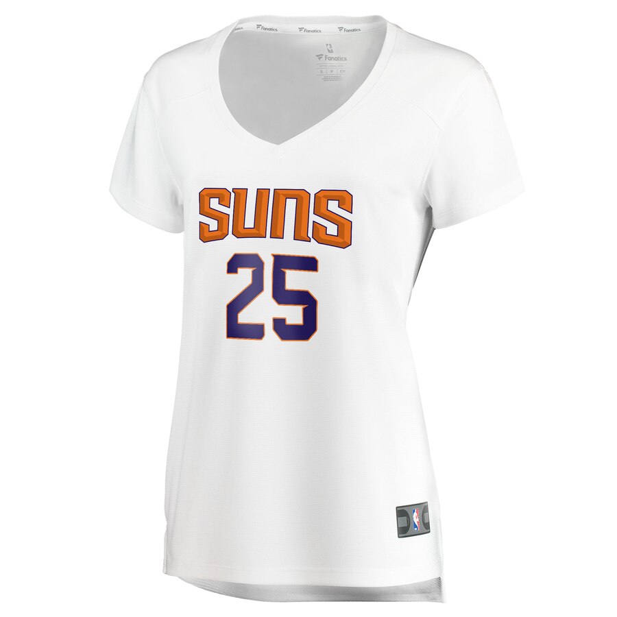 Alternative view of Mikal Bridges Phoenix Suns Fanatics Branded Women's Fast Break Player Replica Jersey - Association Edition - White