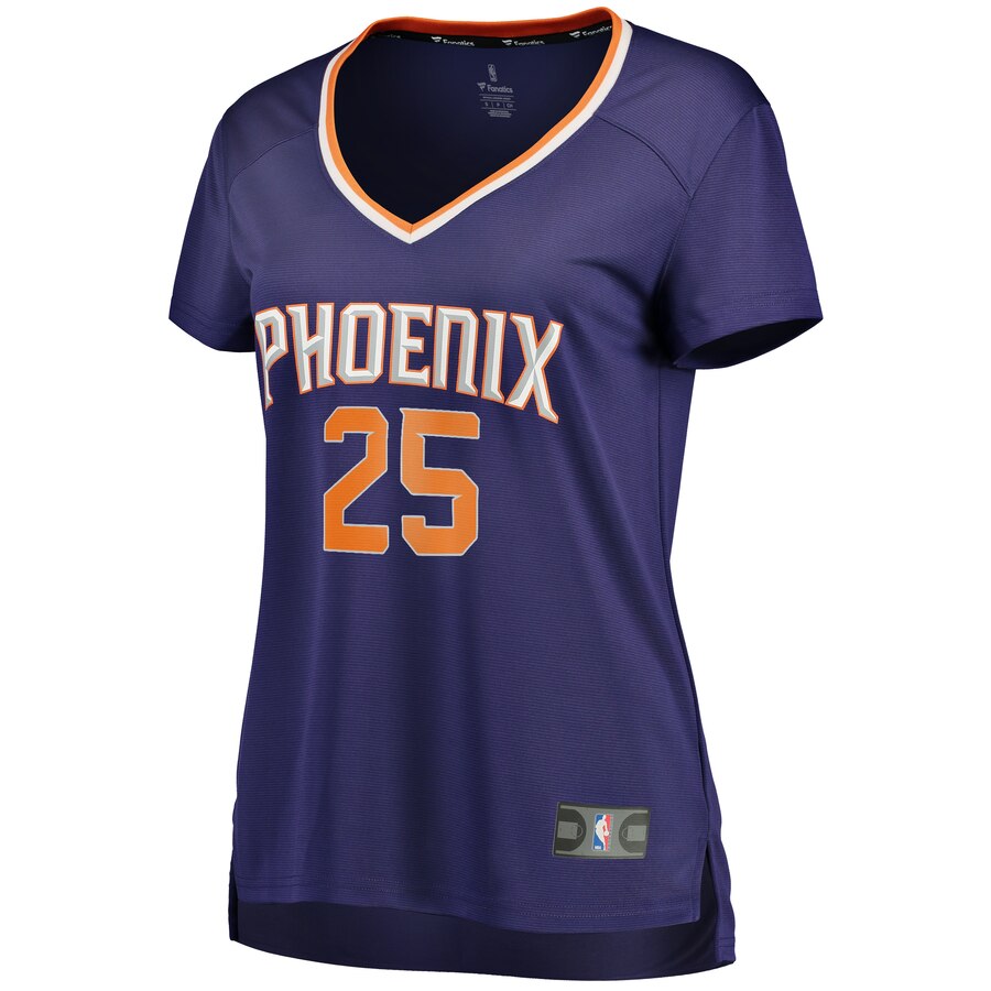 Alternative view of Mikal Bridges Phoenix Suns Fanatics Branded Women's Fast Break Player Replica Jersey - Icon Edition - Purple