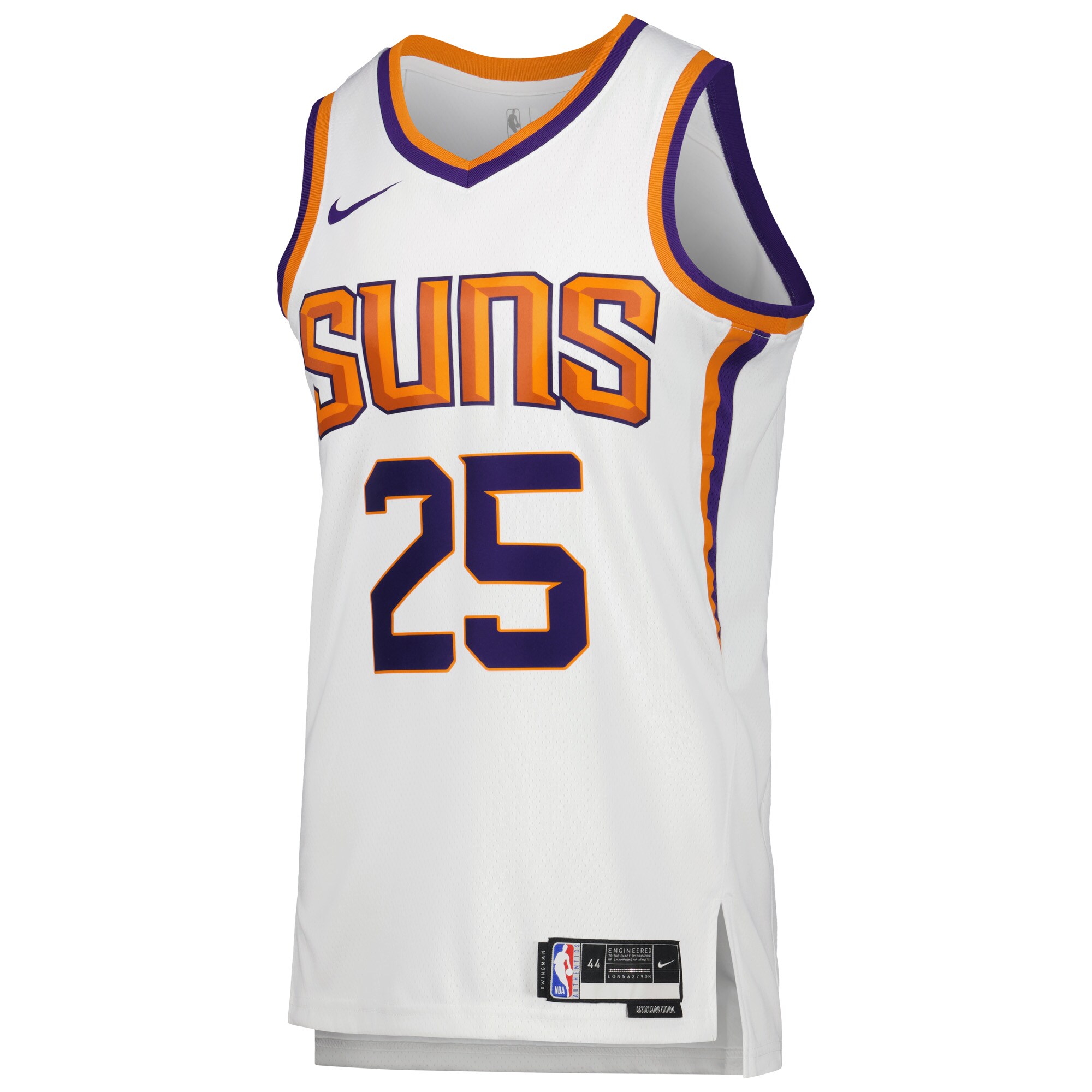 Alternative view of Mikal Bridges Phoenix Suns Unisex Swingman Jersey - Association Edition - White