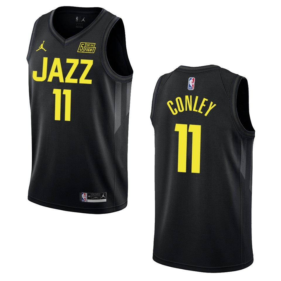 Mike Conley Black Statement Edition 2022-23 Utah Jazz Swingman Jersey