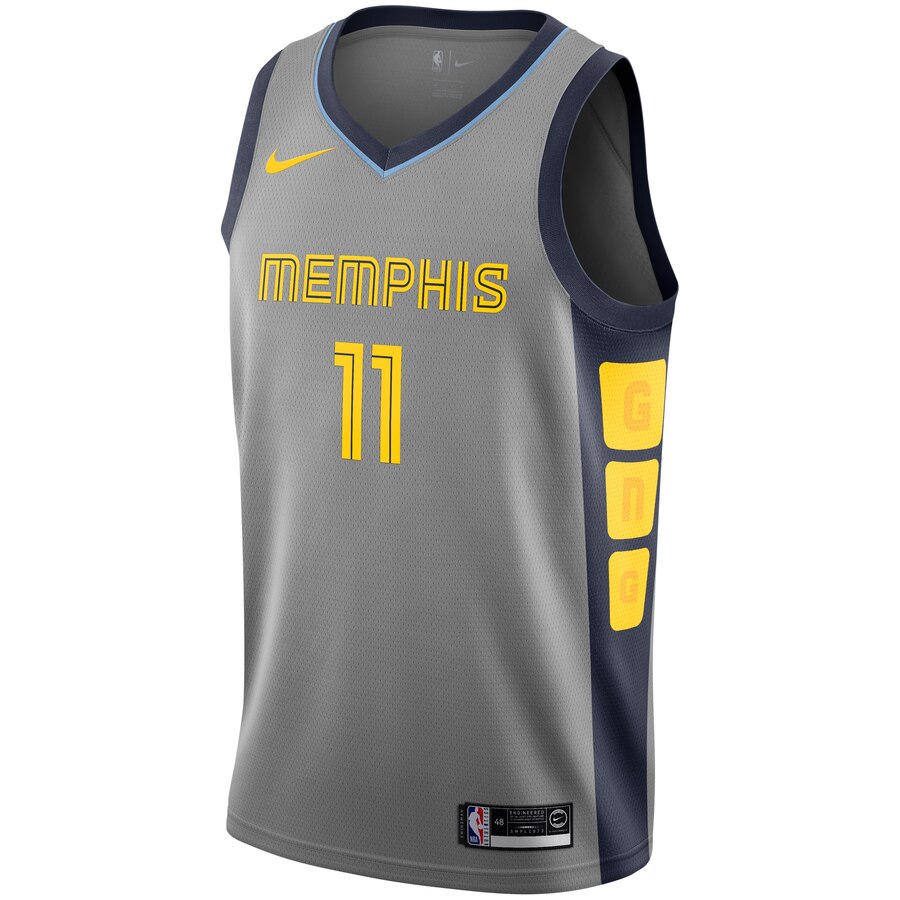 Alternative view of Mike Conley Memphis Grizzlies City Edition Swingman Jersey - Gray