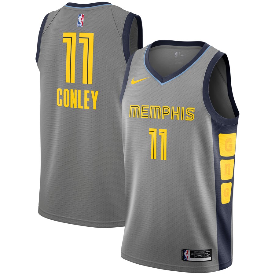 Mike Conley Memphis Grizzlies City Edition Swingman Jersey - Gray