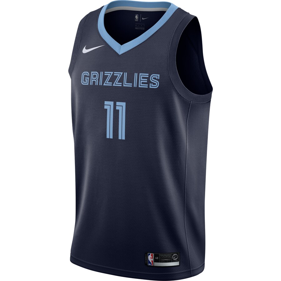 Alternative view of Mike Conley Memphis Grizzlies Replica Swingman Jersey - Icon Edition - Navy