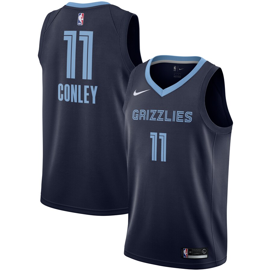 Mike Conley Memphis Grizzlies Replica Swingman Jersey - Icon Edition - Navy