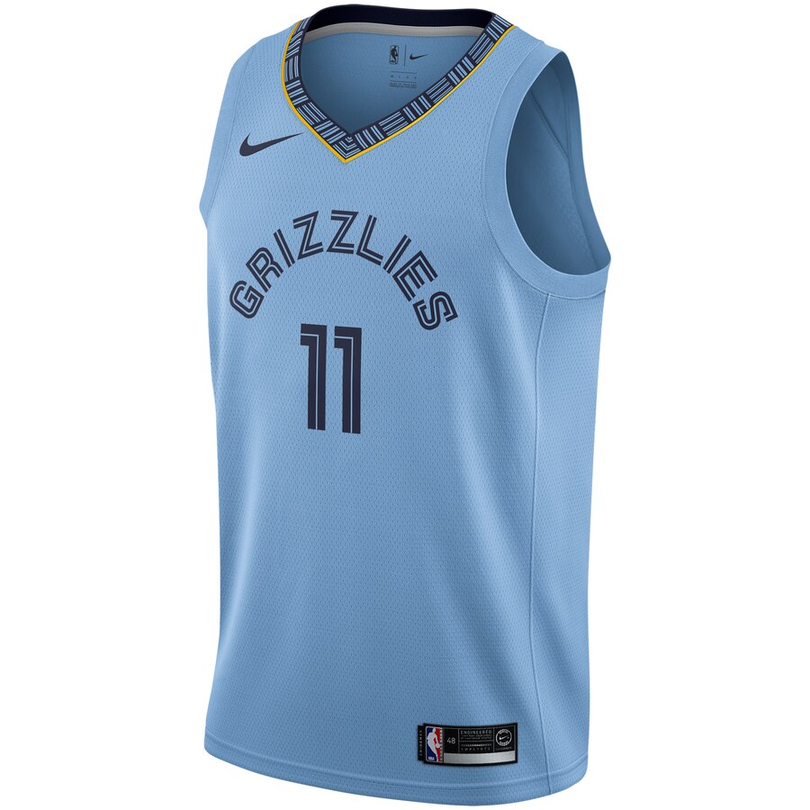 Alternative view of Mike Conley Memphis Grizzlies Replica Swingman Jersey - Statement Edition - Light Blue