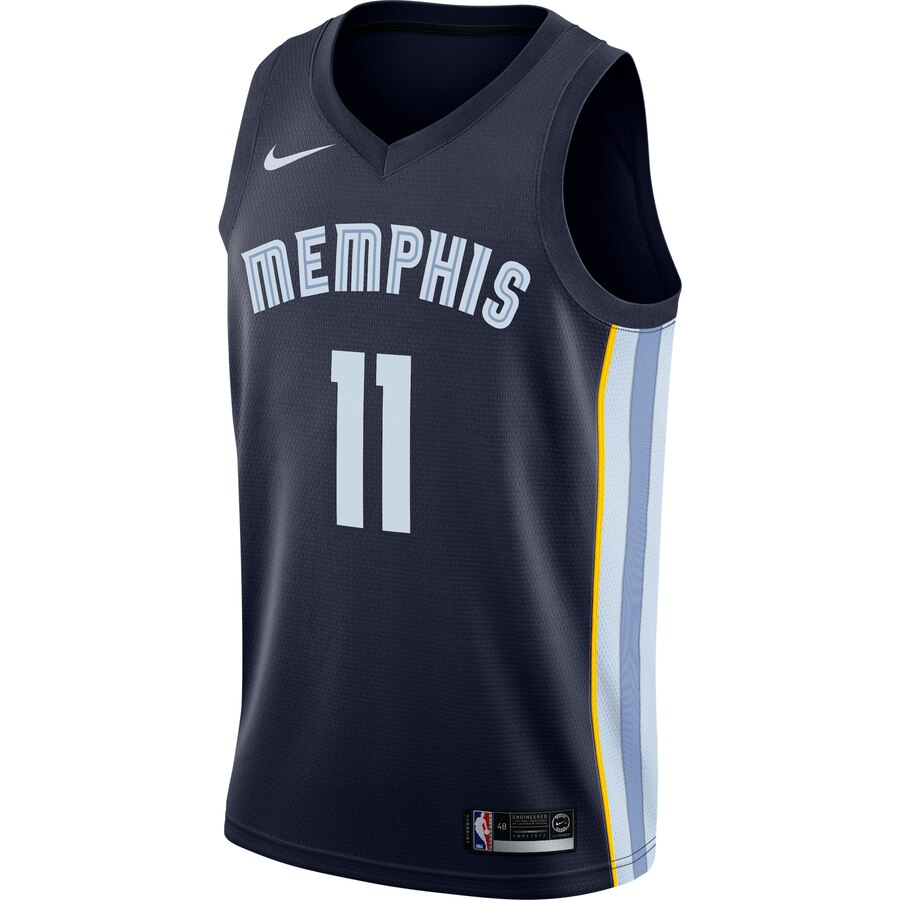 Alternative view of Mike Conley Memphis Grizzlies Swingman Jersey Navy - Icon Edition