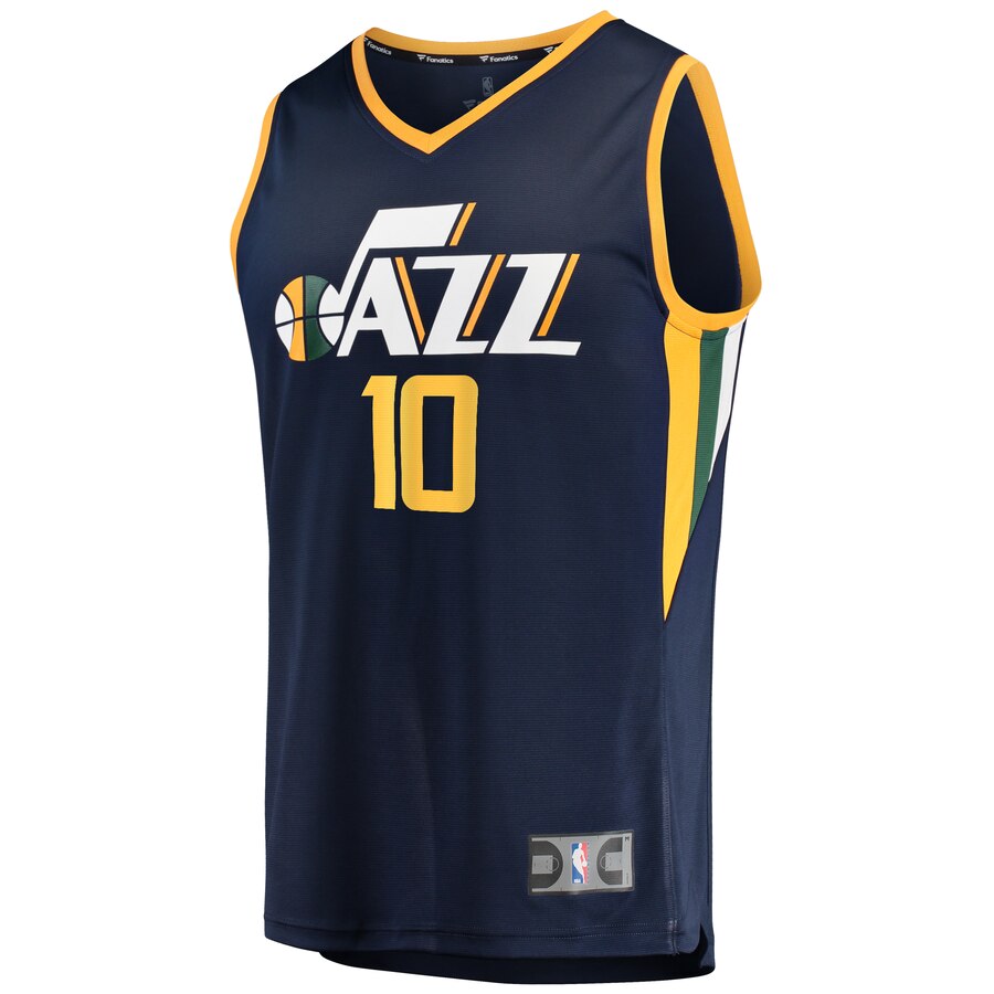 Alternative view of Mike Conley Utah Jazz Fanatics Branded Fast Break Replica Player Jersey - Navy - Icon Edition