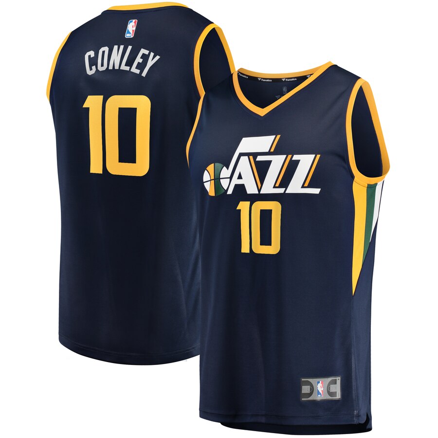 Mike Conley Utah Jazz Fanatics Branded Fast Break Replica Player Jersey - Navy - Icon Edition