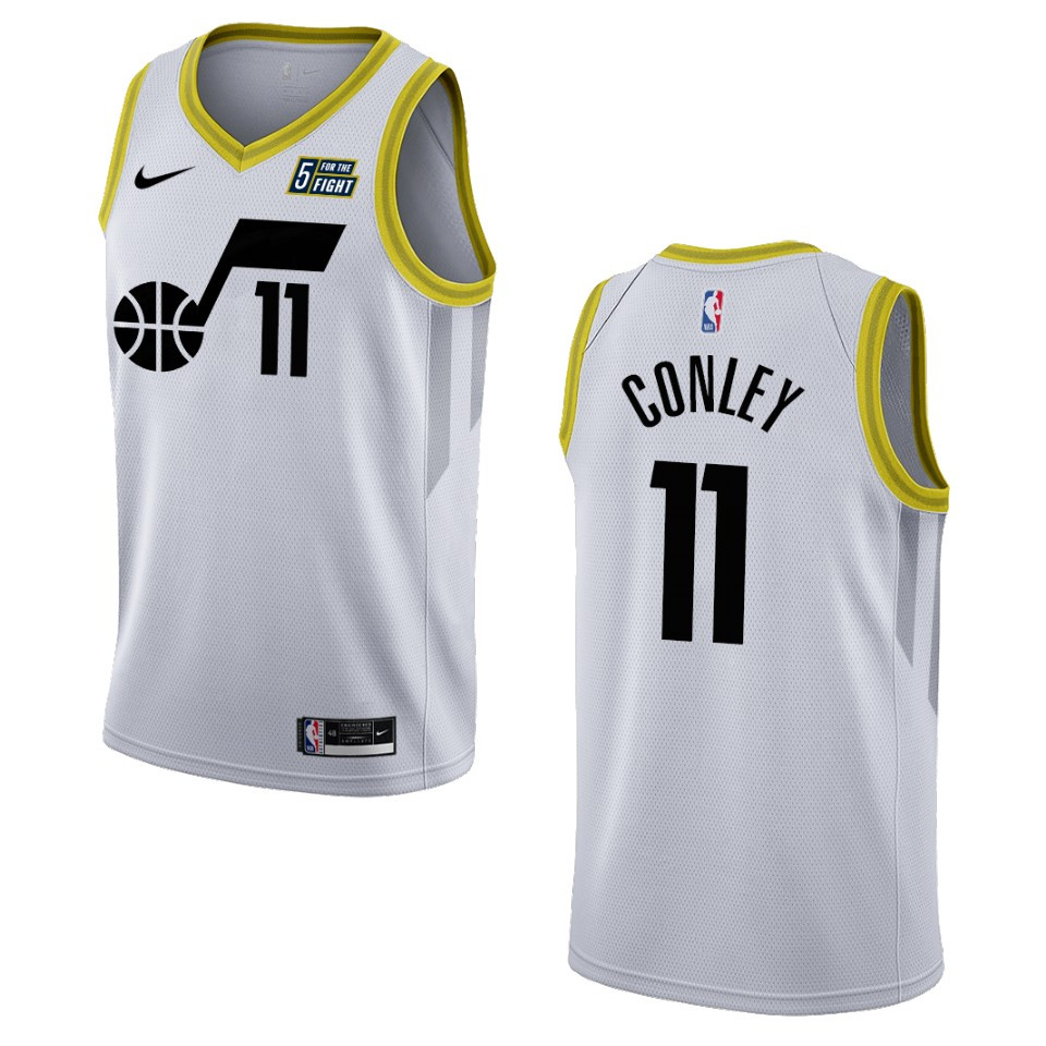 Mike Conley White Association Edition 2022-23 Utah Jazz Swingman Jersey