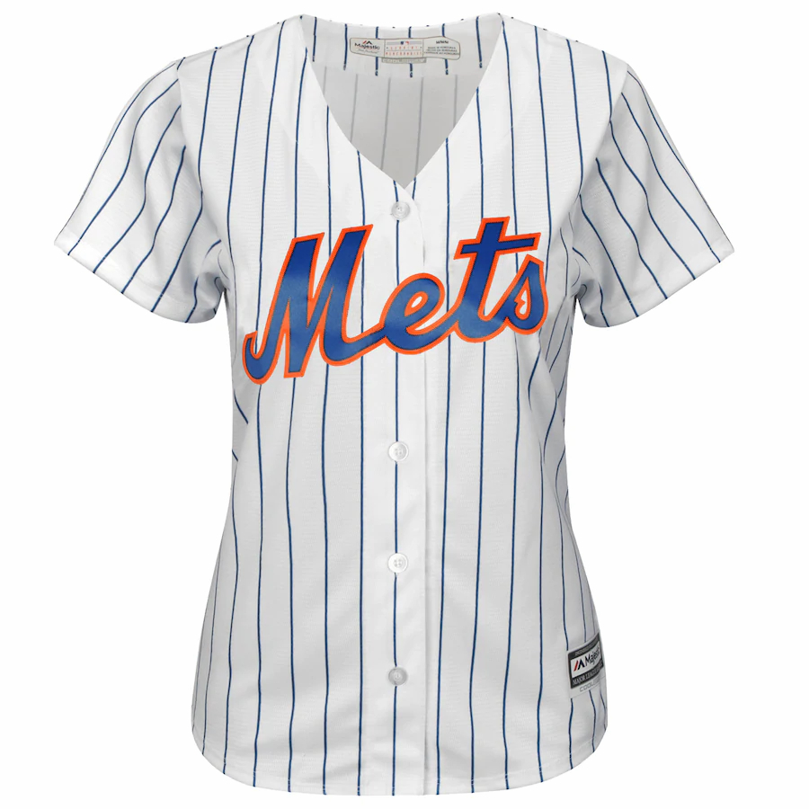 Alternative view of Mike Piazza New York Mets Majestic Women's Home Cool Base Player Jersey - White Royal