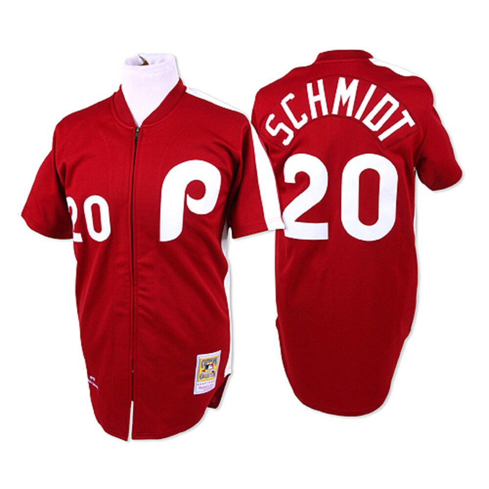 Mike Schmidt 1979 Philadelphia Phillies Mitchell & Ness Throwback Jersey - Maroon