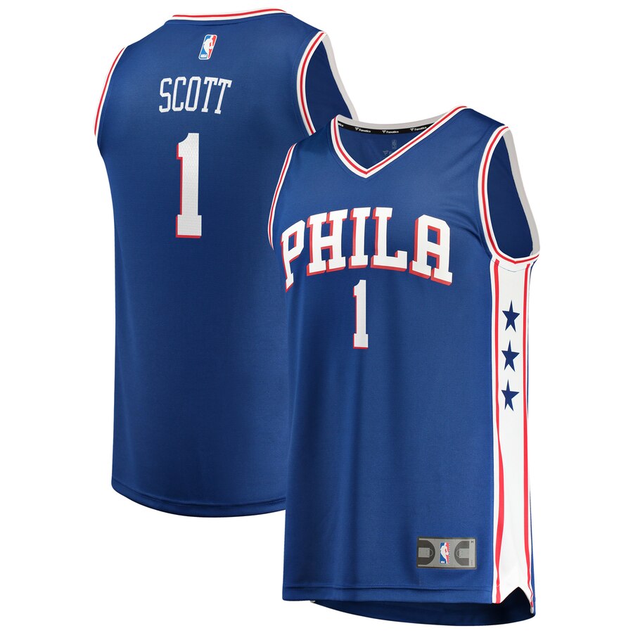 Mike Scott Philadelphia 76ers Fanatics Branded Fast Break Replica Jersey - Icon Edition - Royal