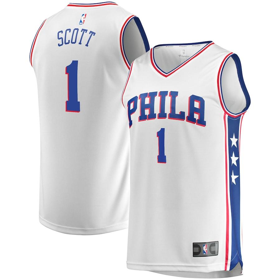 Mike Scott Philadelphia 76ers Fanatics Branded Fast Break Replica Player Team Jersey - Association Edition - White