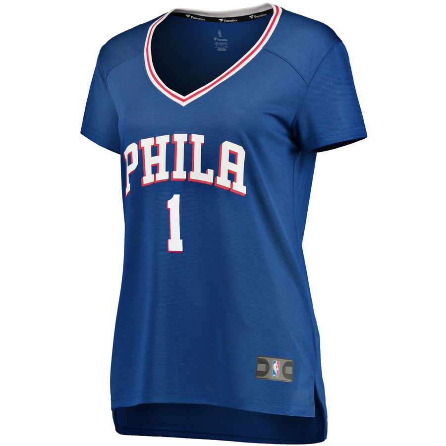 Alternative view of Mike Scott Philadelphia 76ers Fanatics Branded Women's Fast Break Replica Player Jersey - Icon Edition - Royal