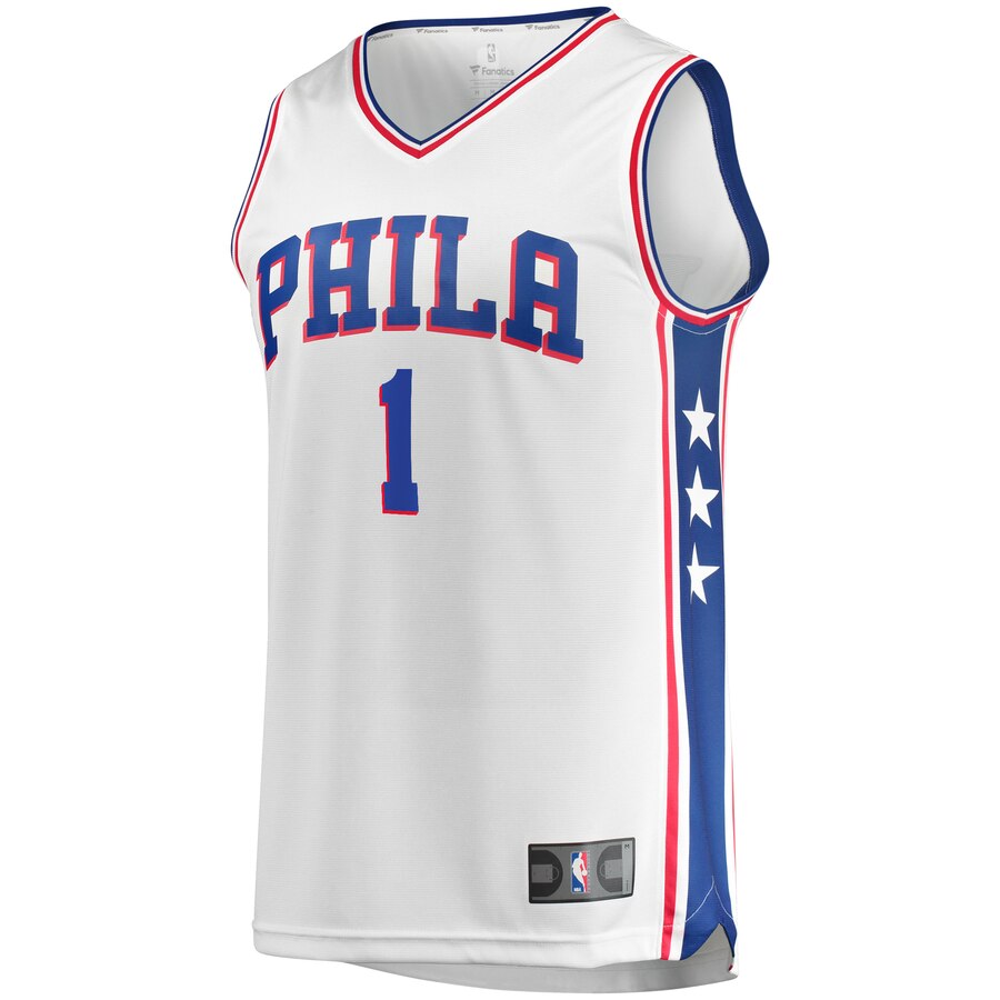 Alternative view of Mike Scott Philadelphia 76ers Fanatics Branded Youth Fast Break Replica Player Jersey - Association Edition - White