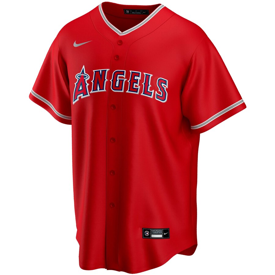 Alternative view of Mike Trout Los Angeles Angels Alternate 2020 Replica Player Jersey ÃƒÂ¢Ã¢â€šÂ¬Ã¢â‚¬Å“ Red
