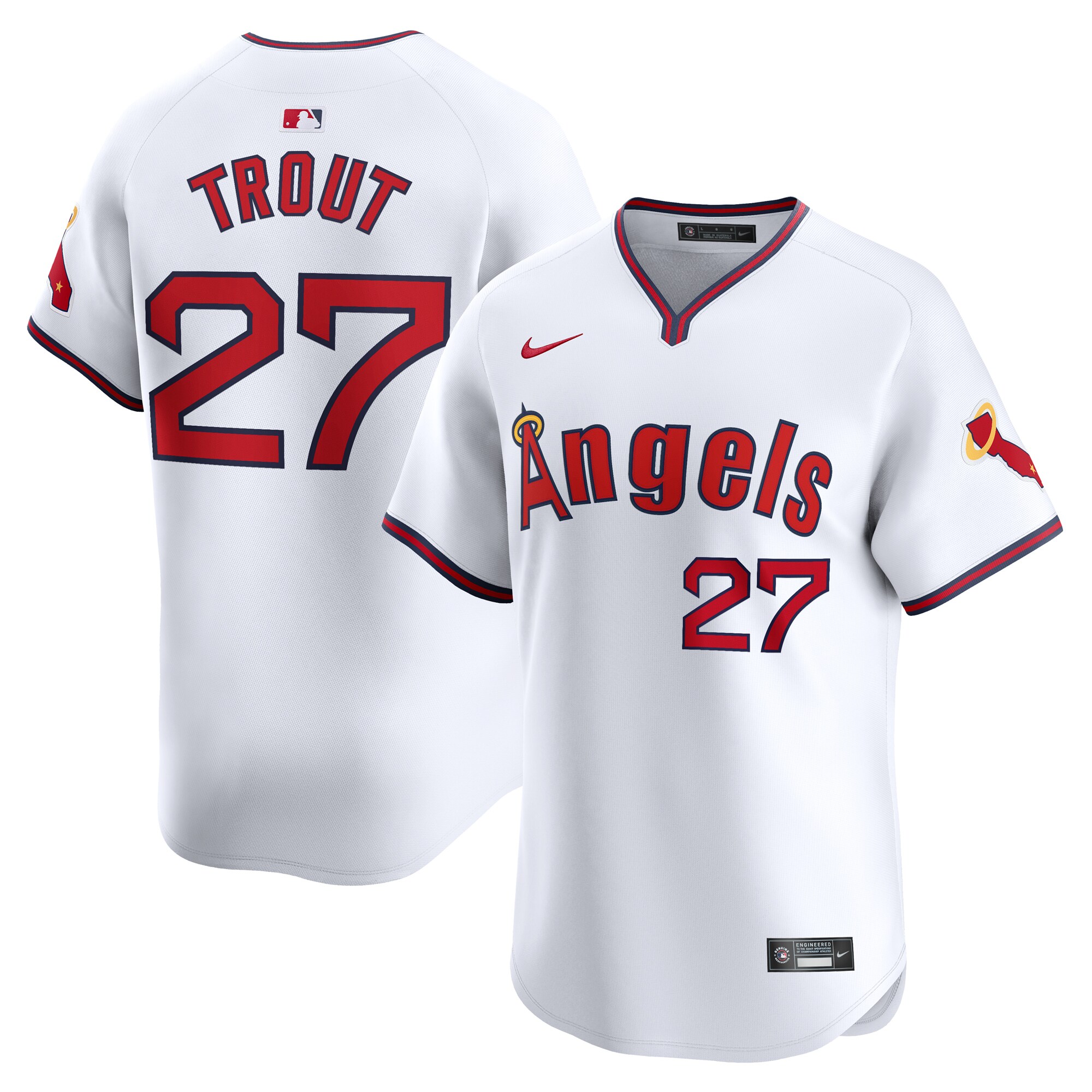 Mike Trout Los Angeles Angels Alternate Limited Player JerseyÃƒâ€šÃ‚Â ÃƒÂ¢Ã¢â€šÂ¬Ã¢â‚¬Å“ White