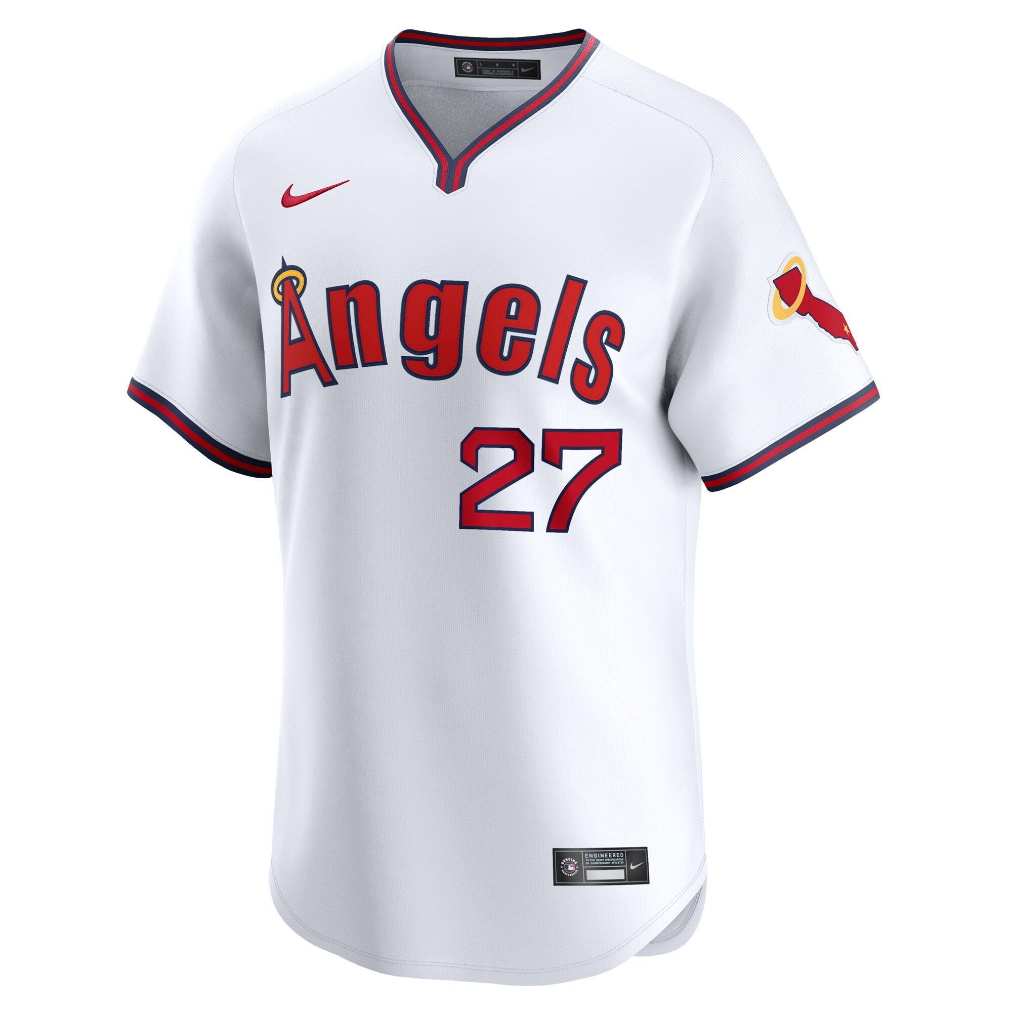 Alternative view of Mike Trout Los Angeles Angels Alternate Limited Player JerseyÃƒâ€šÃ‚Â ÃƒÂ¢Ã¢â€šÂ¬Ã¢â‚¬Å“ White