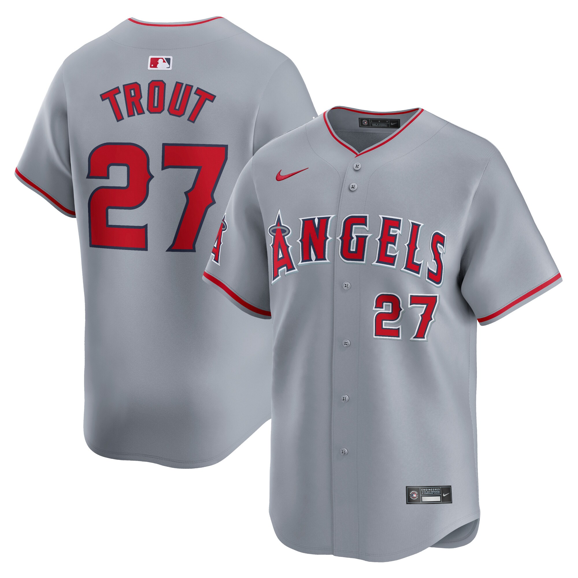 Mike Trout Los Angeles Angels Home Limited Player Jersey - White